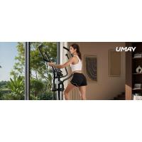 UMAY para el hogar, máquina de ejercicio con 8 niveles de resistencia y empuñaduras de frecuencia de pulso, entrenador elíptico magnético silencioso con paso de 15,5" y - details 0