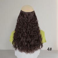 Extensiones de cabello con Clip de 18 pulgadas, permanente de maíz, pelo ondulado corto y rizado, peinado sin costuras, postizos gruesos invisibles - details 6