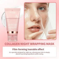 Mascarilla de Envuelve de Colágeno Nocturno Mascarilla Facial Coreana para Rejuvenecer, Hidratar, Iluminar Herramienta de Cuidado de la Piel de Belleza - details 5