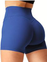Pantalones cortos de entrenamiento para mujer, Shorts de cintura alta para correr, gimnasio, Yoga, motociclista, ropa deportiva para mujer - details 4