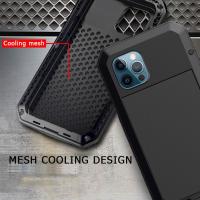 IAOOPOO Caja de Aluminio de Protección Pesada para iPhone Anti-caída de Pantalla de Vidrio - details 3