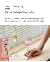 Dazzg Copa Copa Juego de champán Vino Premium para el hogar Cristal Arco Iris - details 10
