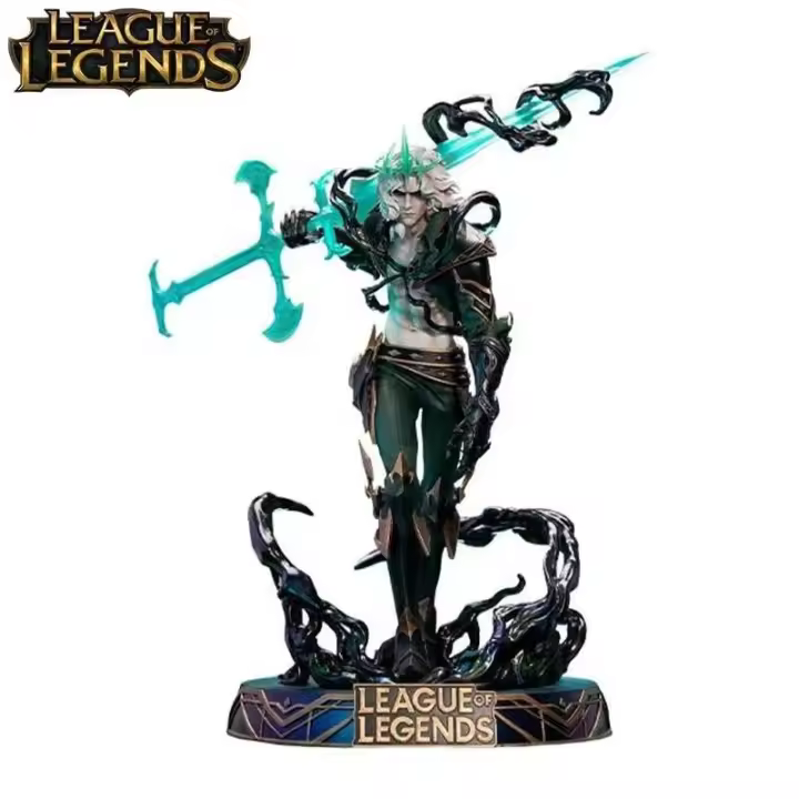 Figura de acción de League of Legends The Ruined King Viego, muñecos coleccionables en miniatura, estatuilla ornamental - 1