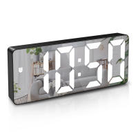 ORIA-reloj despertador Digital inteligente para mesita de noche, dispositivo electrónico de escritorio, despertador, LED - details 12