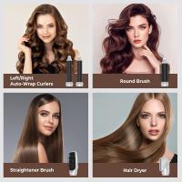 Secador de pelo caliente 5 en 1 AEVYVKV Multifuncional para peluquería, reemplazo de cabeza, plancha de pelo, rizador, secador de pelo de doble uso - details 4
