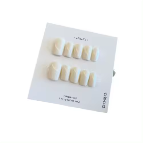 Prensa de verano de color sólido para uñas, arte de uñas portátil, uñas artificiales de bricolaje para mujeres - 1
