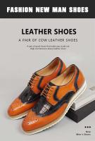 Nuevo estilo de moda capa de cuero vestido de fiesta para hombres zapatos Oxford hombres - details 6