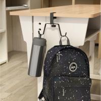 Colgador de mesa portátil para escritorio, soporte ajustable sin perforaciones para bolso, decoración de almacenamiento, gancho para bolsa colgante multifuncional - details 7