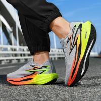 Zapatillas de correr para hombre Ligeras, transpirables, antideslizantes, resistentes al desgaste, suaves para gimnasio y maratón - details 5