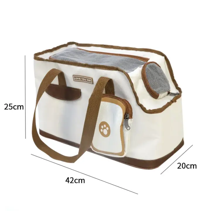 Bolsa para mascotas transpirable, mochila portátil para exteriores, plegable, para gatos y perros, para todas las estaciones - 1