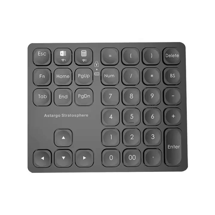 Teclado numérico inalámbrico portátil para escritorio, portátil y tableta, 36 teclas - 1