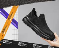Zapatillas de deporte de los hombres de moda Flyknit transpirable Athletic Casual Shoes - details 1