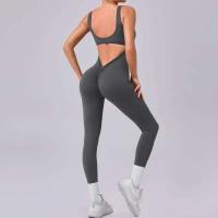 Monos de Yoga sin Costuras Ropa Deportiva Hip-Lifting para Mujeres Leggings de Gimnasio para Workout y Correr - details 12