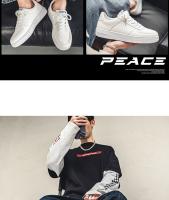 Zapatos de skate para hombre, nuevas zapatillas de deporte modernas y versátiles, zapatos blancos pequeños, zapatos de skate para hombre - details 12