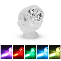 Foco LED pequeño para pecera, luz de acuario que cambia de color, gradiente colorido, luz de buceo - details 0