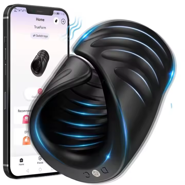 Empaque privado SEXY Masturbador Masculino Vibrador de Entrenamiento con Control por APP Strokers Entrenador de Glande Estimulador Juguetes Sexuales para Hombres. - 1