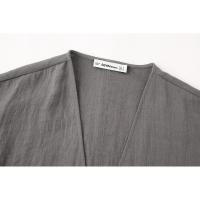 Conjunto de moda para mujer, camisetas holgadas con cordones y pantalones elásticos de cintura alta - details 9
