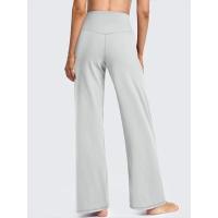 Pantalones de moda coreana para mujer, cintura alta, pierna ancha, estilo informal de Yoga para primavera y otoño - details 3