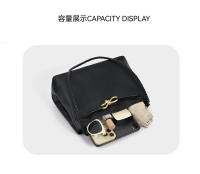 Bolso para mujer nuevo bolso de mano con lazo negro original bolso de mensajero portátil de gran capacidad para viajes diarios para mujer. - details 7