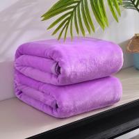 Manta de Coral Suave Super Gran Tamaño 120x200cm Ligera y Sólida en Color Rosa Para Sofá y Cama Forro de Tela de Mink - details 1