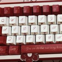 Coast 139Keys Cherry Pbt Vintage Bury Black Rose For nical Keyboards French Romantic Style Keycaps - details 1