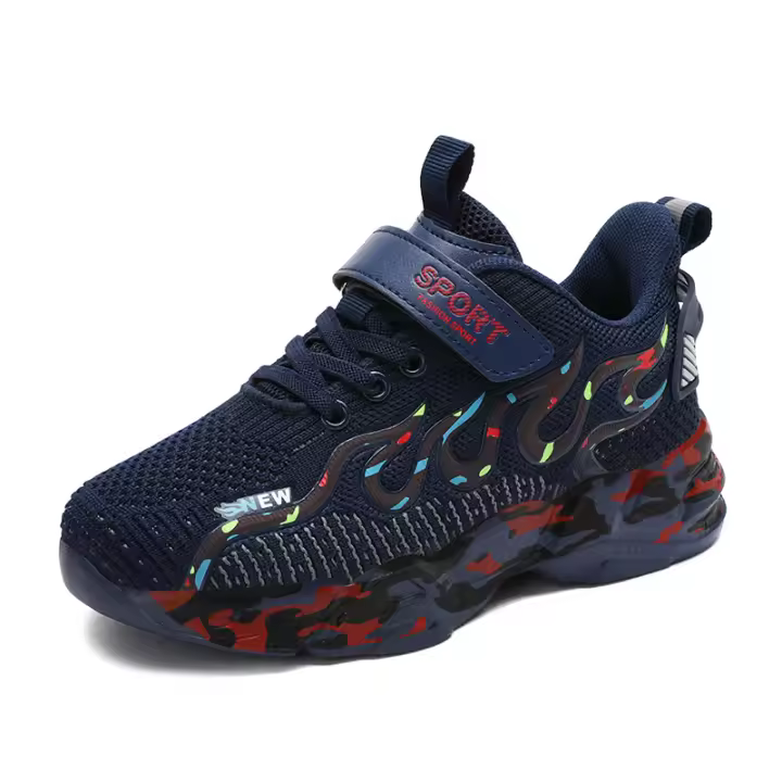 Zapatillas de deporte de marca para niños, zapatos para niños, zapatos transpirables de malla para correr, Tenis ligeros para niños y niñas, zapatos deportivos escolares - 1