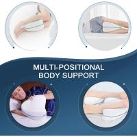 Almohada de espuma viscoelástica para rodillas, Soporte ergonómico para un sueño cómodo, Características especiales - details 2