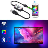 GAHADA Luz de Tira LED RGB Moderna Controla tu Móvil por Bluetooth Iluminación de Resalta para Televisores Cinta Flexible 5m o Más - details 1