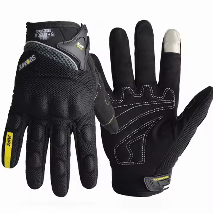 SUOMY-guantes transpirables de dedo completo para motocicleta, manoplas antideslizantes de calidad, decoradas con estilo, XXL ta - 1