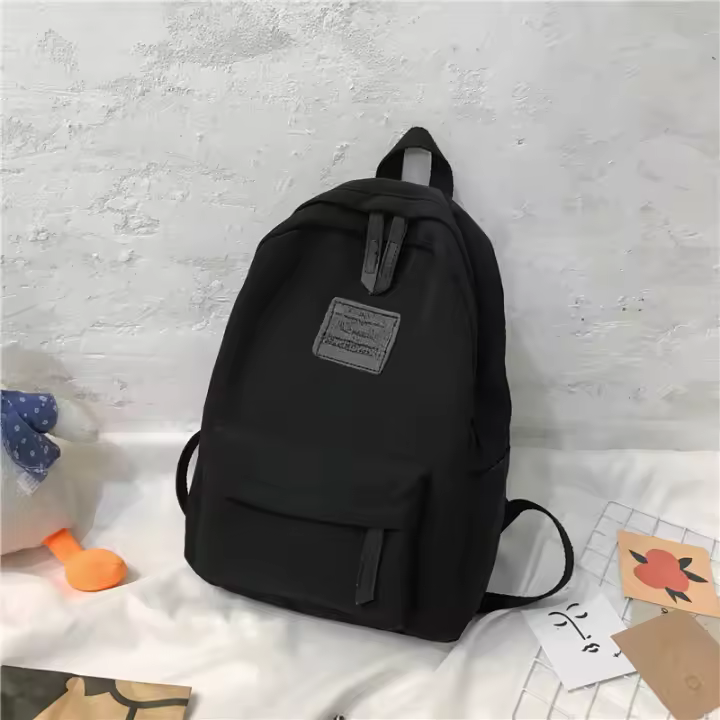Mochila de Nylon de Gran Capacidad para Estudiantes de Secundaria Unisex - 1