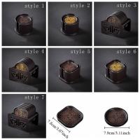 Posavasos de té de Kung Fu antiescaldado duradero, soporte de té elegante de estilo chino, bandeja ligera de plástico de estilo chino para ceremonia del té - details 0