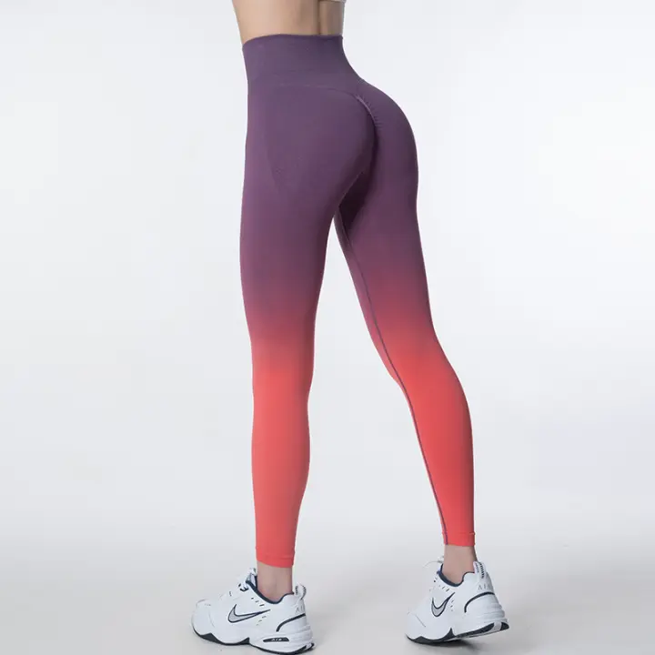 Pantalones deportivos de entrenamiento ajustados de cintura alta para mujer. - 1