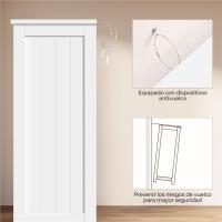 Armario de Baño de Suelo Mueble Auxiliar Comodo con 4 Cajones Estante Ajustable 81x30x83 cm Blanco - details 4