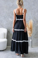 Top corsé con tirantes Ence para mujer 2025, falda voluminosa |   Vestido corto elegante para fiestas, bodas o eventos |   Europeo y - details 10