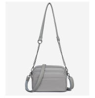 Mini Bolso Cuadrado de Cuero con Doble Correa y Cadena Ajustable - details 5
