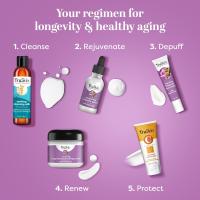 TruSkin Longevity Bakuchiol Serum – Suero facial rejuvenecedor con células madre de arándano rojo y algas de nieve – Alternativa suave de retinol para envejecimiento saludable – Mejora la apariencia de las arrugas, 1 fl oz - details 6