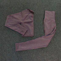 Conjunto de yoga sin costuras para mujer, ropa deportiva, top corto, leggings, traje de entrenamiento de gimnasio, conjuntos deportivos para Fiess - details 1