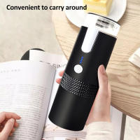 Cafetera portátil 2 en 1, cafetera electrónica para café molido y cápsulas, forma redonda, alimentación dual USB/batería, ≤36V, cafetera eficiente para uso doméstico y en viajes - details 5