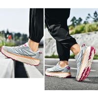 Nuevos zapatos de suela gruesa para hombre, calzado deportivo de moda para correr con absorción de impactos - details 25