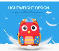 Mochilas escolares de animales para niños pequeños, morral Escolar de neopreno con dibujos de monos en 3D, para guardería - details 14