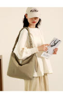 Nuevo mensajero tendencia de moda para mujer bolso de estilo perezoso versión literaria coreana bolso de hombro de gran capacidad - details 9