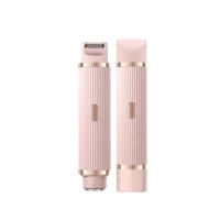 Afeitadora 2 en 1 para mujer, doble cabezal, eliminación del cuerpo, axilas, Bikini, barba, recortadora de pelo, maquinilla de afeitar eléctrica - details 0
