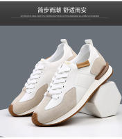 Zapatos casuales de hombre, zapatos blancos pequeños de cuero, zapatos versátiles para niños, zapatos Forrest Gump - details 17