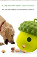 Nuevo Juguete Interactivo Educativo para Mascotas Dispositivo de Bola de Comida Resistente a Mordeduras para Gatos y Perros Cono de Pino, Silicona, Fugas de Comida para Mascotas - details 8