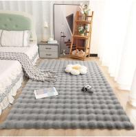 Alfombras Salón Pelo Largo Alfombra Habitación Lavables Alfombra de Pelo Largo para salón o Dormitorio,Alfombra Antideslizante esponjosa,Alfombra de Cama, 4 colores,60x140cm - details 0