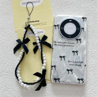 Encanto de Cadena para Teléfono con Lazo Rosado y Negro Accesorio Universal para iPhone, Samsung, Huawei Joyería Pendiente - details 5