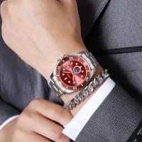 Reloj Deportivo de Acero con Correa de Cuero de Lujo Reloj de Cuarzo con Calendario para Hombres - details 8
