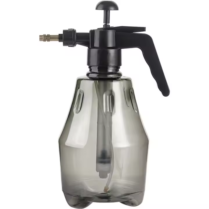 Pulverizador a presión manual, bomba de aire, pulverizador, lata de agua transparente, desinfección del hogar, herramienta de riego de flores y plantas de jardín - 1
