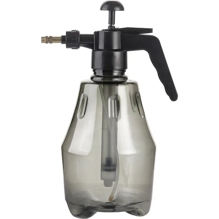 Pulverizador a presión manual, bomba de aire, pulverizador, lata de agua transparente, desinfección del hogar, herramienta de riego de flores y plantas de jardín - 1