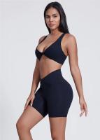 SHINBENE-Sujetador deportivo con giro frontal y trasero, sostén largo para entrenamiento de Yoga, Top corto sin mangas para Yoga - details 9